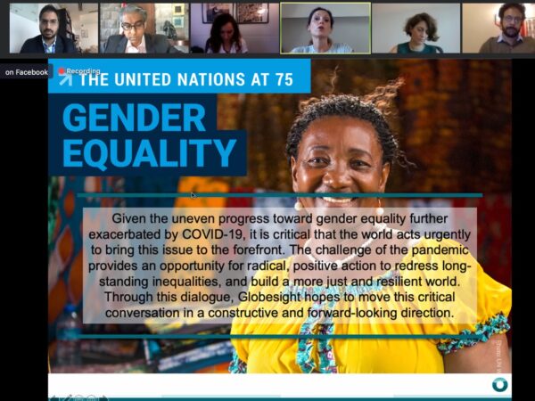 Globesight Hosts Virtual Dialogues on Gender Equality as part of #UN75