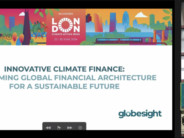 Globesight Hosts ‘Innovative Climate Finance’ Roundtable at London Climate Action Week